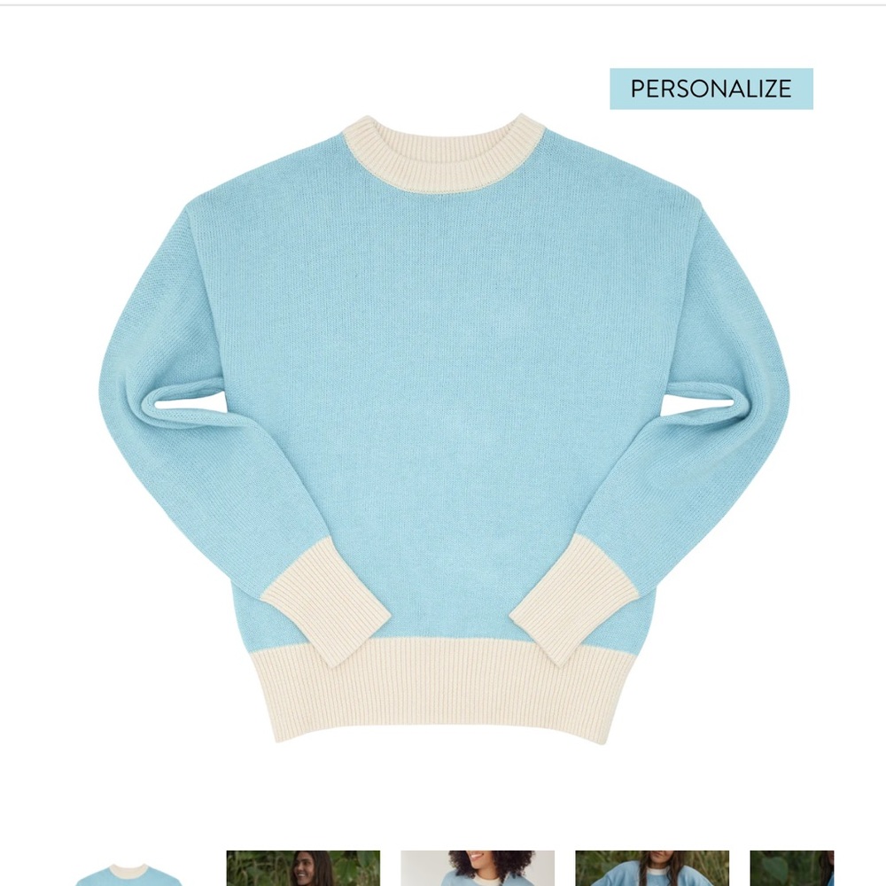 Minnow Women’s Pacific Blue Sweater